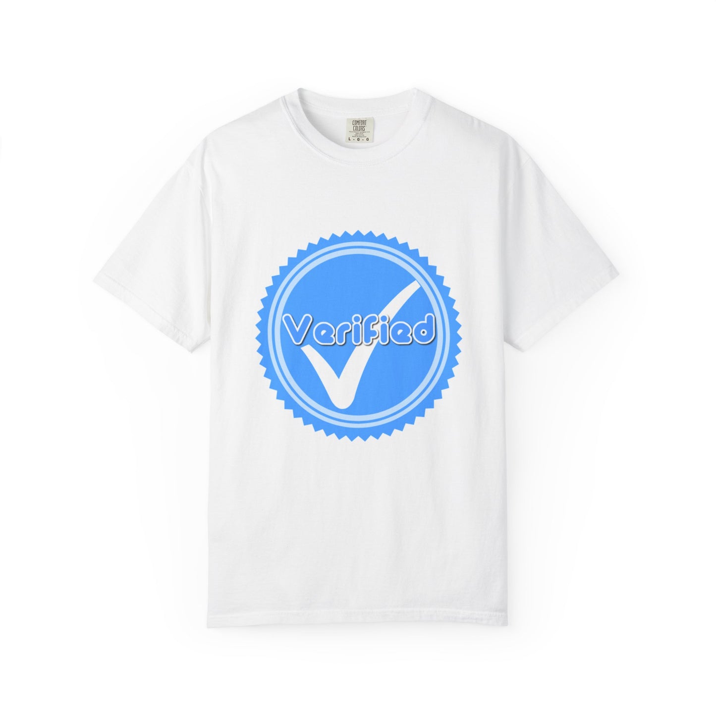Verified Badge T-Shirt — Blue Checkmark Graphic Tee
