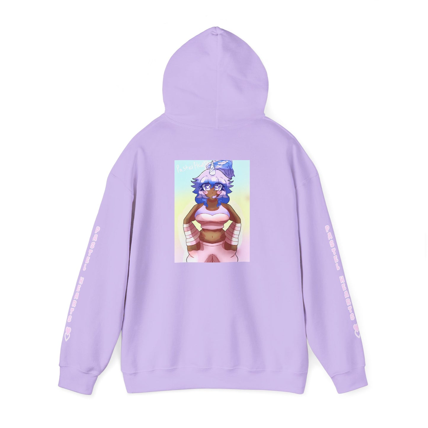 Copy of Pastel Hearts Hoodie ♥︎♡ — Blue Hair Kawaii Graphic Pullover