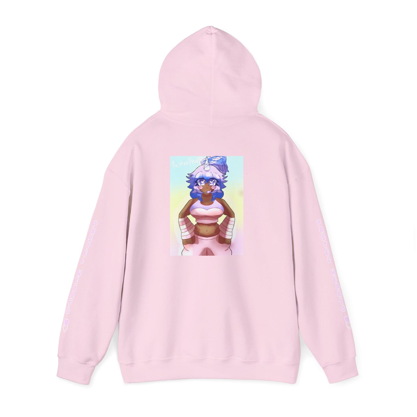 Copy of Pastel Hearts Hoodie ♥︎♡ — Blue Hair Kawaii Graphic Pullover