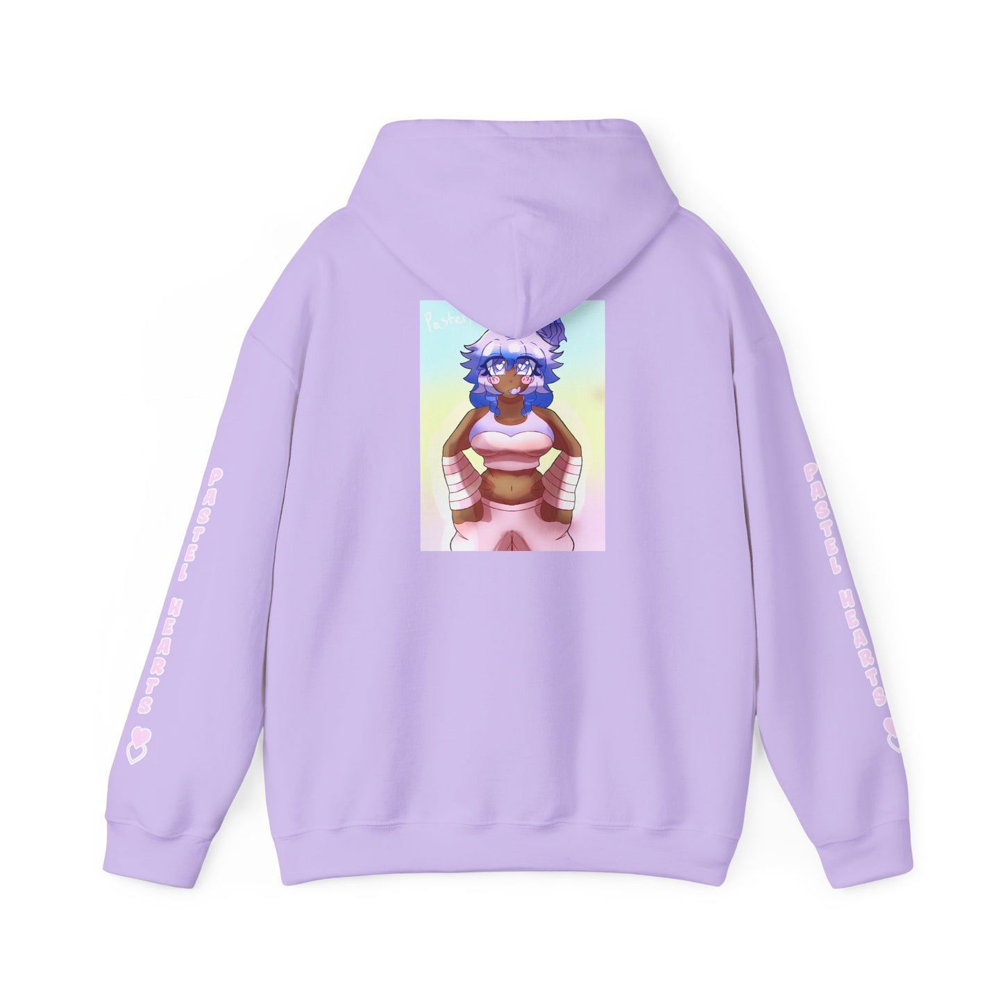 Copy of Pastel Hearts Hoodie ♥︎♡ — Blue Hair Kawaii Graphic Pullover
