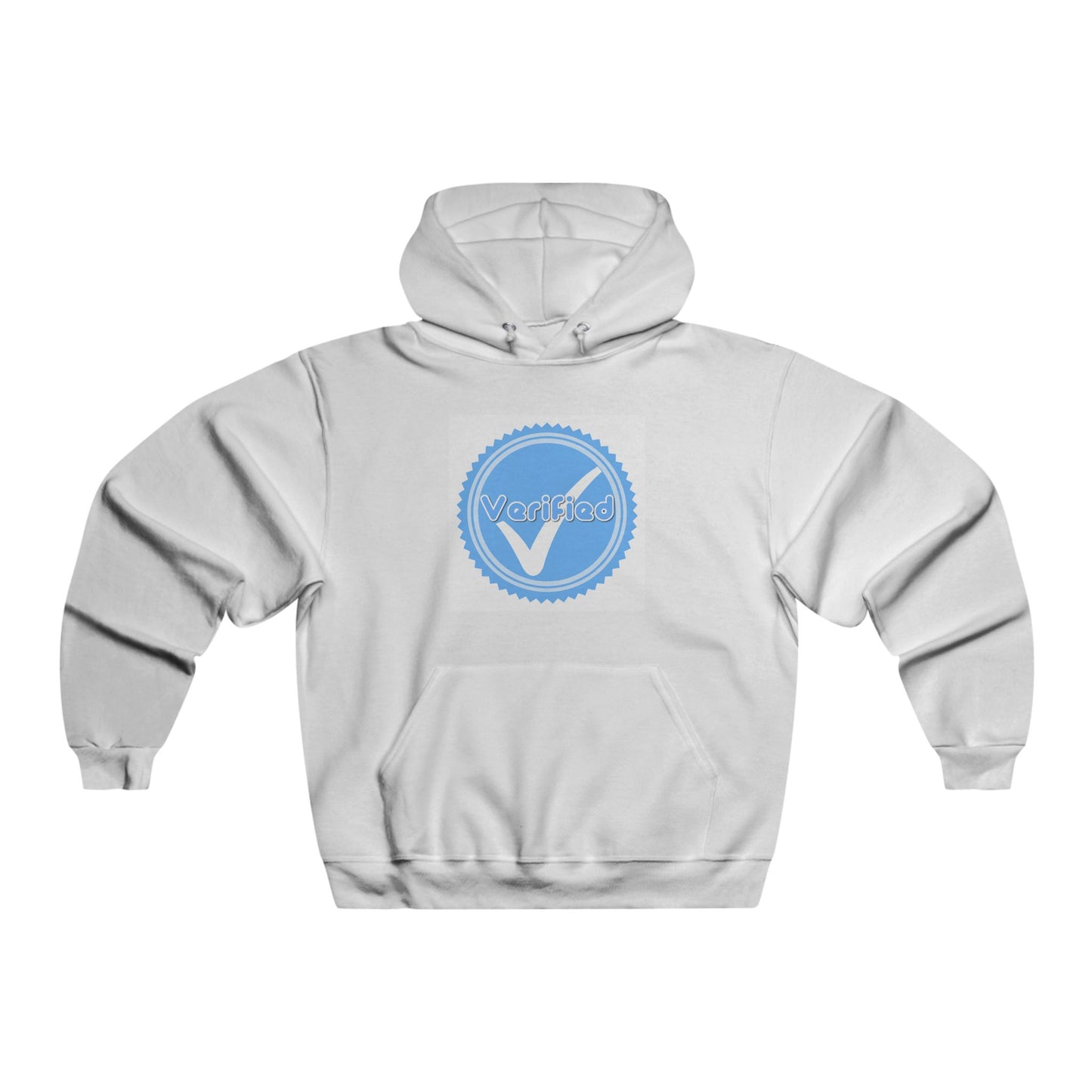 Vote Verified Hoodie — Retro Blue Checkmark Voter Pride Sweatshirt