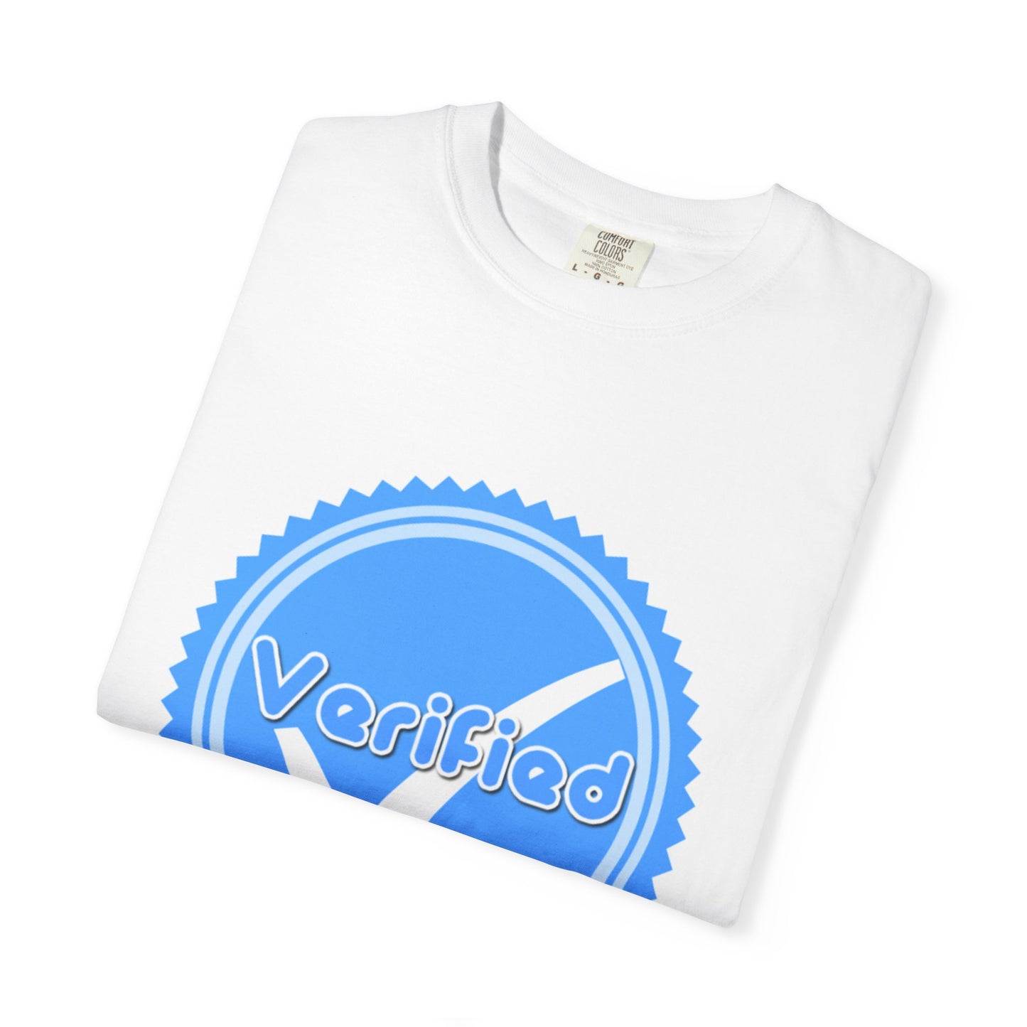 Verified Badge T-Shirt — Blue Checkmark Graphic Tee