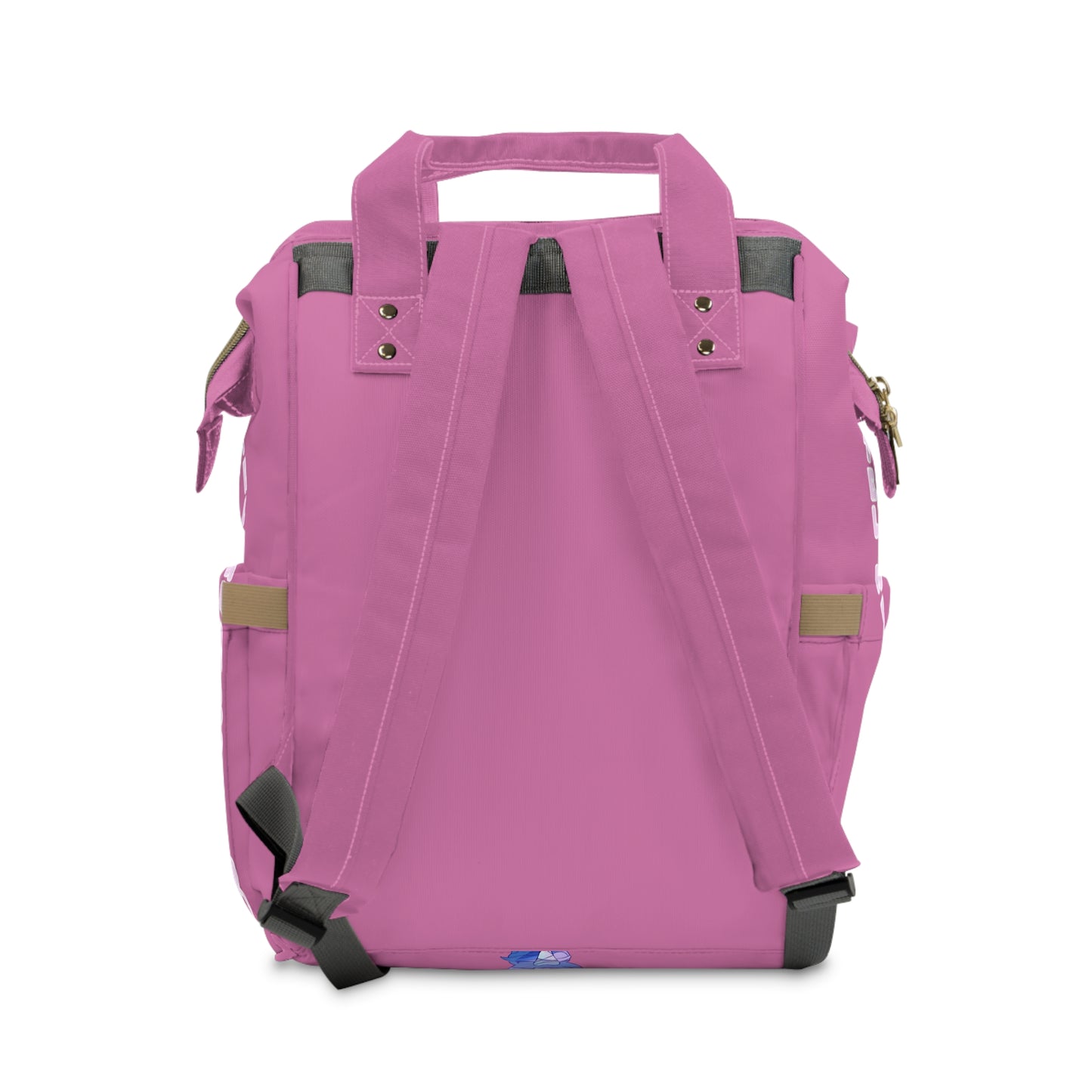 Pastel Hearts Diaper Backpack ♥︎♡ — Cute Multifunctional Baby Bag with Anime Design