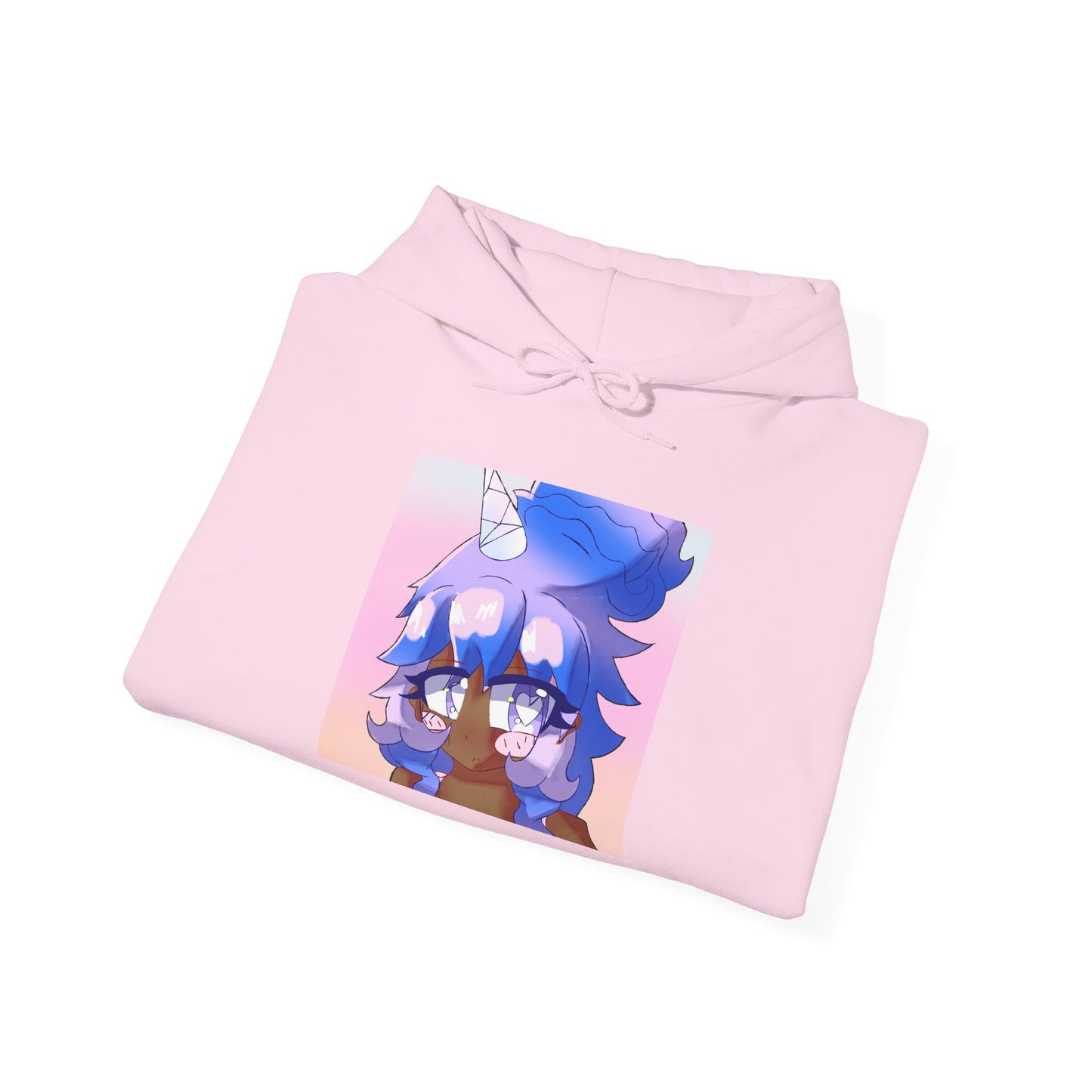 Copy of Pastel Hearts Hoodie ♥︎♡ — Blue Hair Kawaii Graphic Pullover