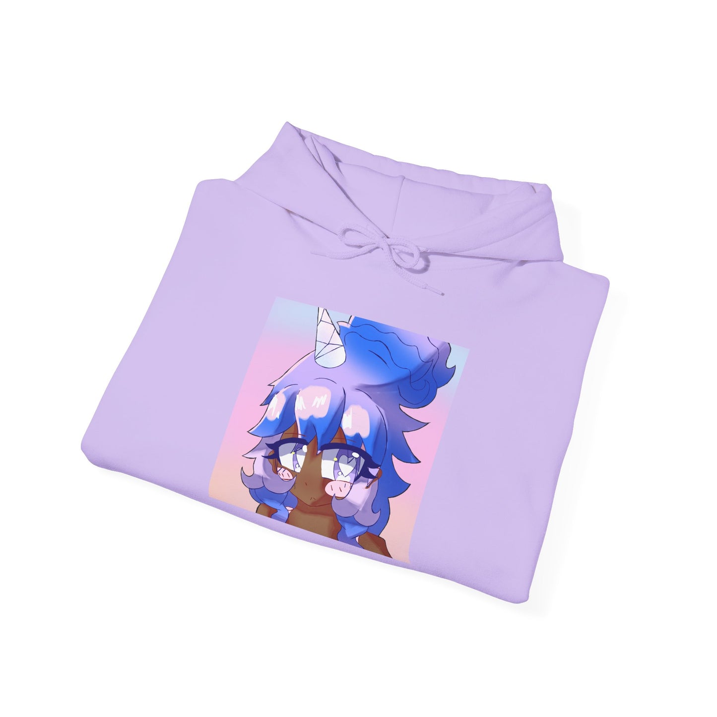 Copy of Pastel Hearts Hoodie ♥︎♡ — Blue Hair Kawaii Graphic Pullover